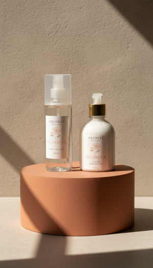 Kit Olympea – Body Splash & Creme Hidratante Aromaé