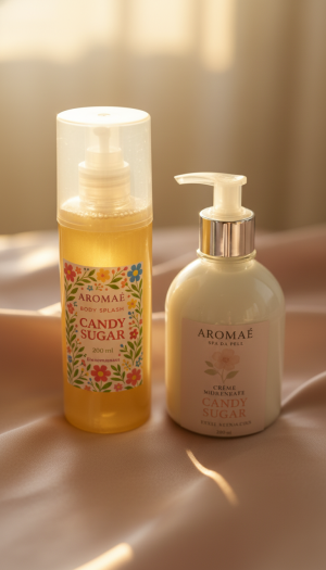 Kit Sugar Candy – Body Splash & Creme Hidratante Aromaé